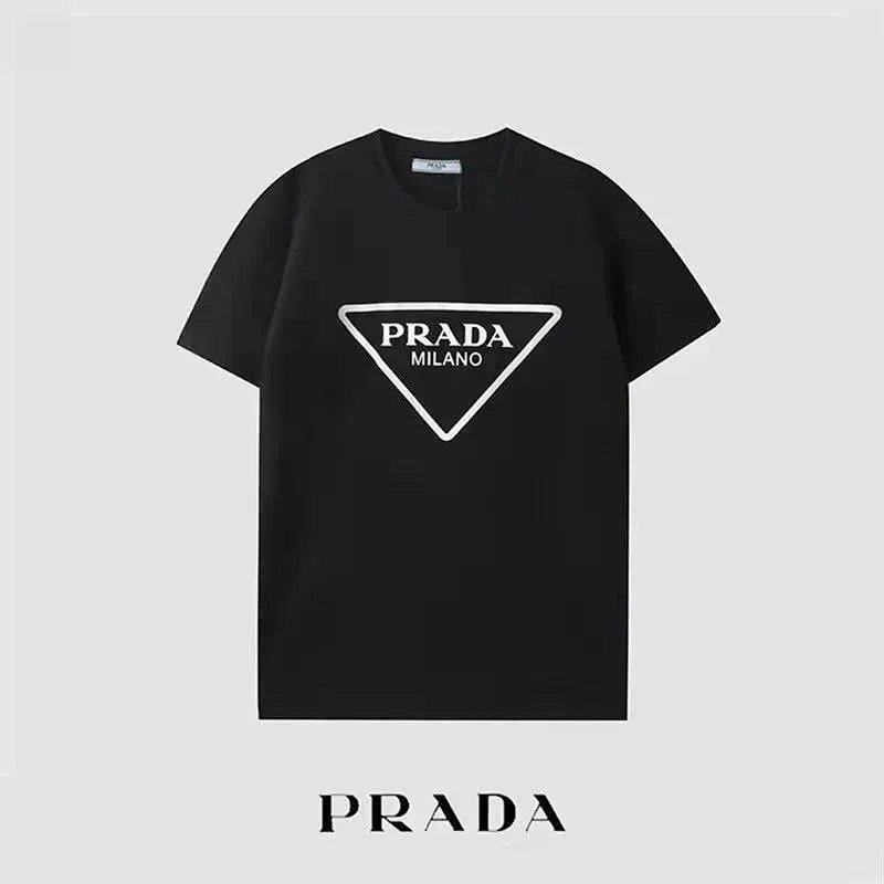 Prada Logo Graphic White T-Shirt product detail 2 in Litbuy spreadsheet finds
