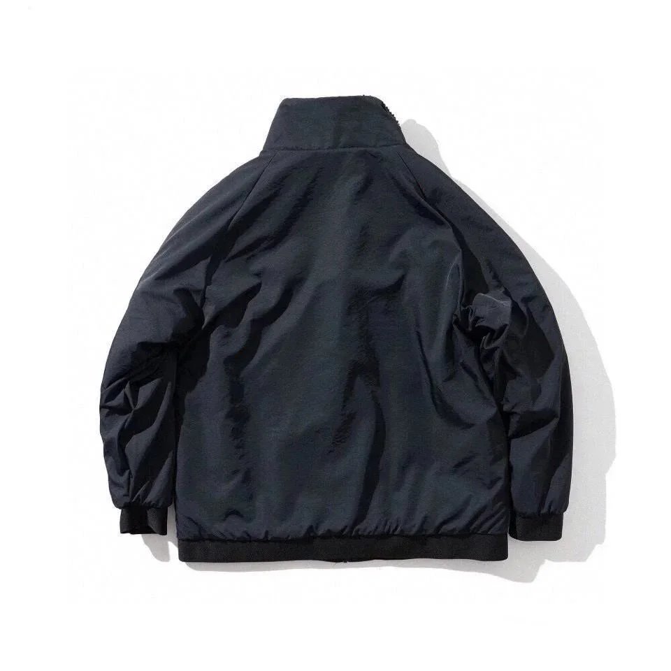 Nike Fleece Jacket White Black Sporty