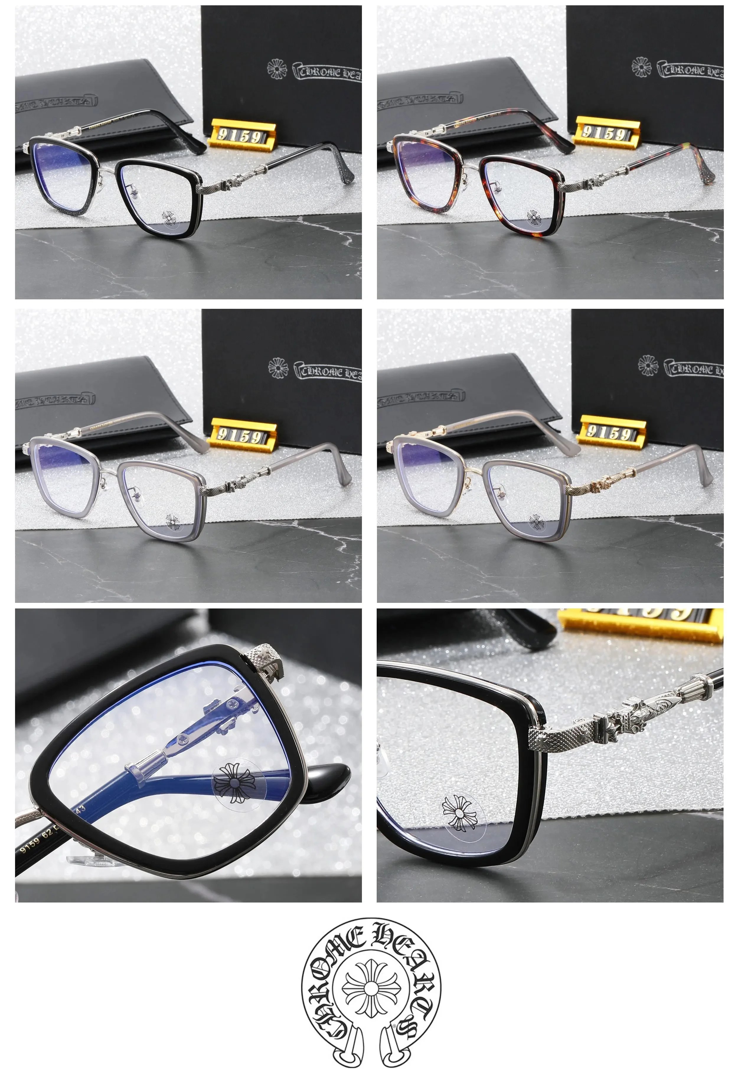 Men's and Women's Classic Square Frame Prescription Glasses Collection: findsindex.com
