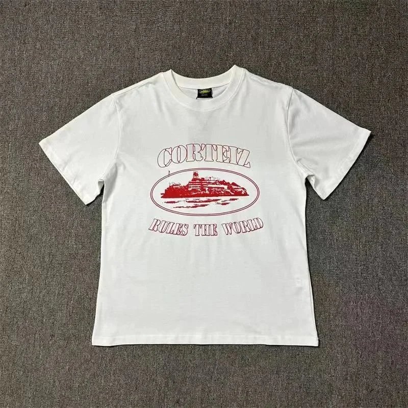Corteiz Cortez Rules the World White T-Shirt White