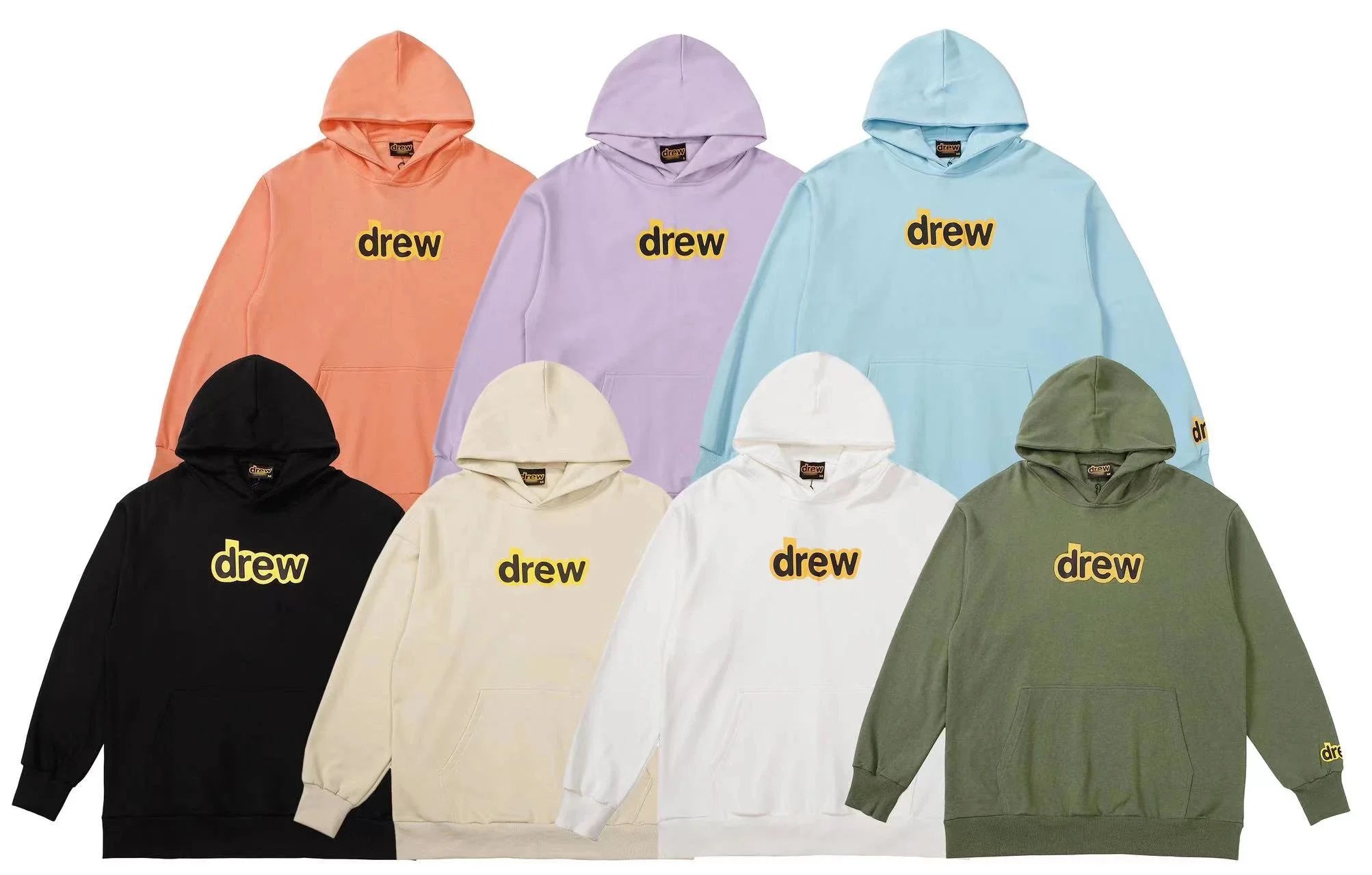 Drew House Drew House Classic Logo Hoodie in Pastel Colorways Multicolor
