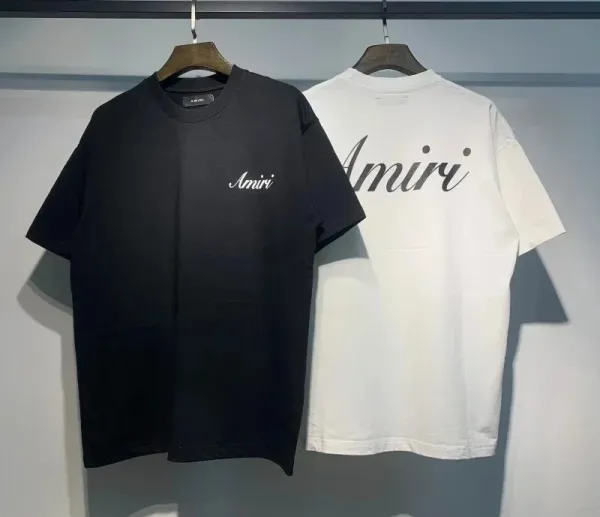 Amiri Drip Logo Black T-Shirt - 8