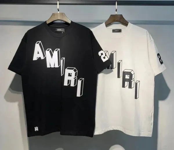 Amiri Drip Logo Black T-Shirt - 11