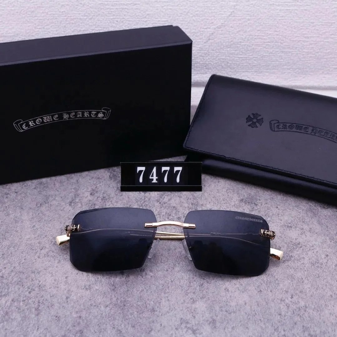 Chrome Hearts Eyewear Rectangular Optical Frames with Decorative Metal Temples image 14