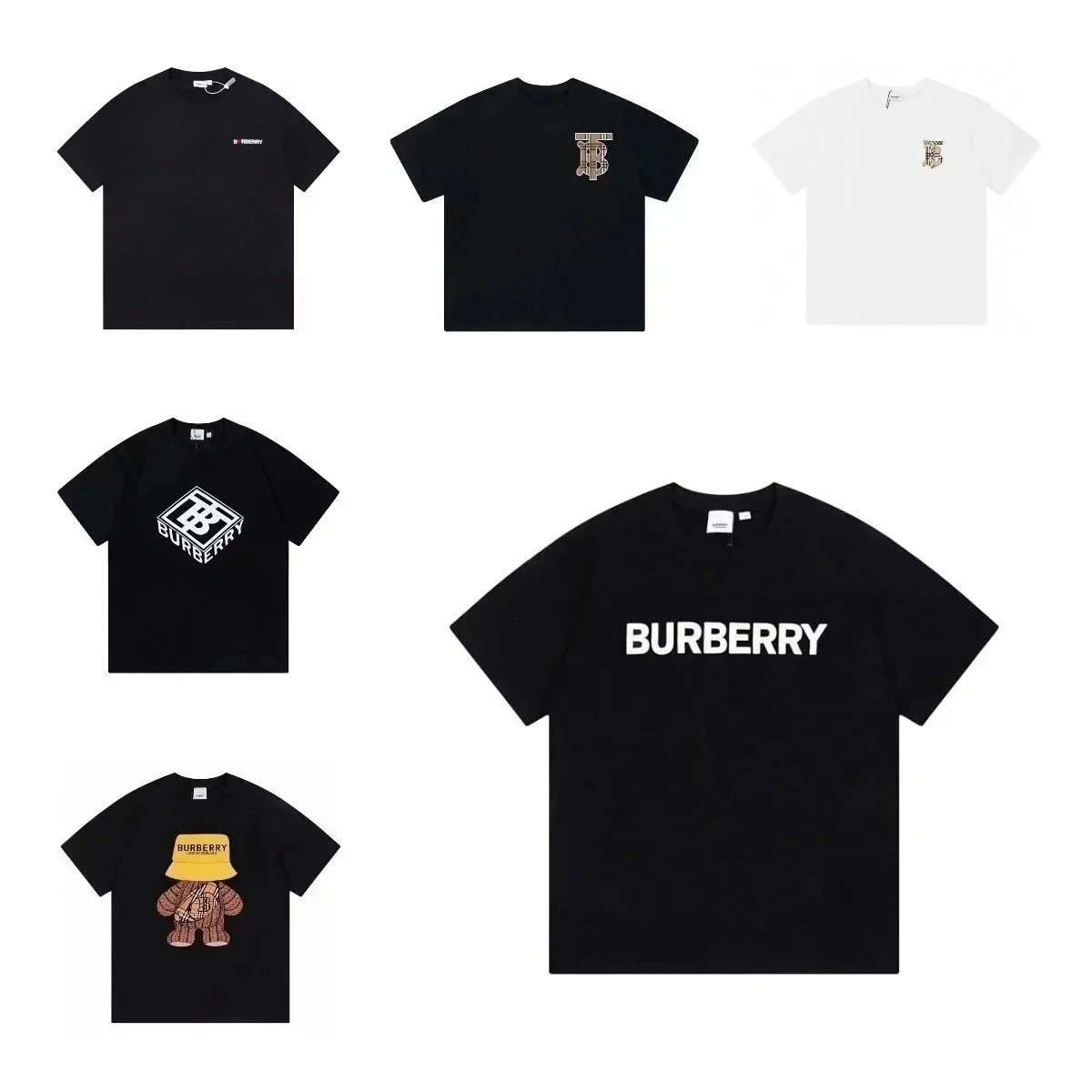 Burberry Logo Graphic T-Shirts - 001017