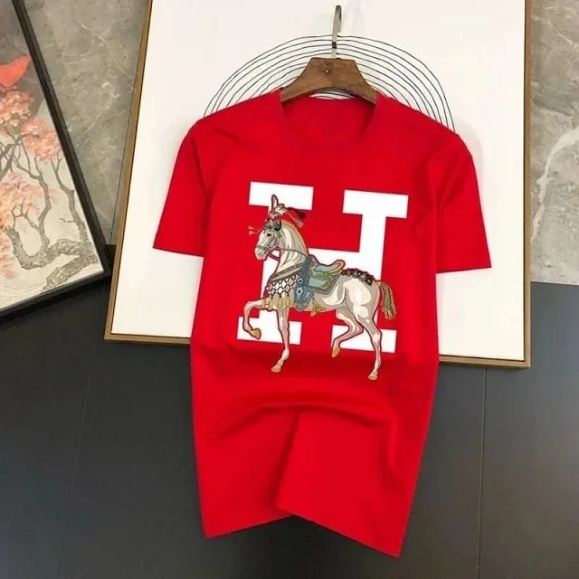 Unbranded T-Shirts Short-Sleeve Horse Graphic T-Shirt product detail image 3