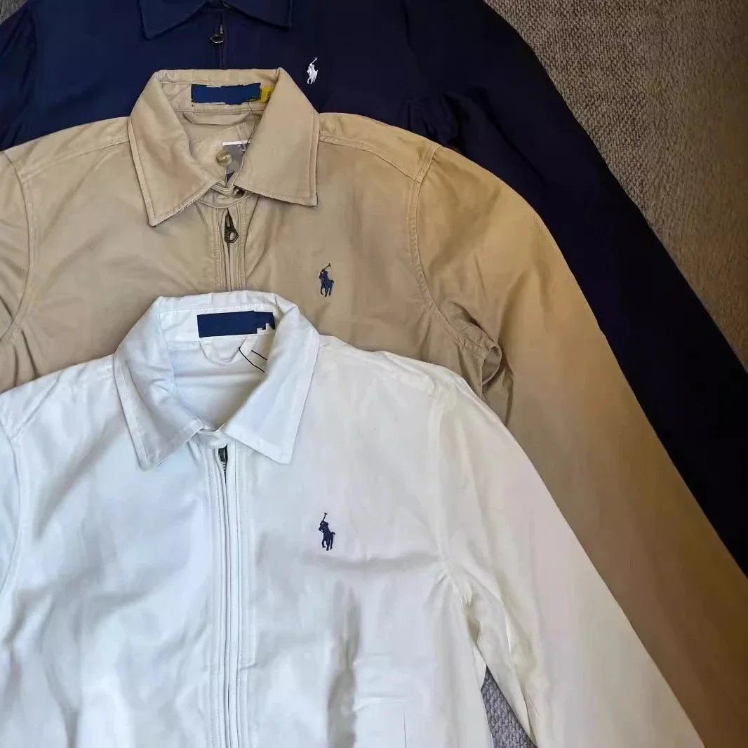 Polo Ralph Lauren Off-White Classic Windbreaker Jacket