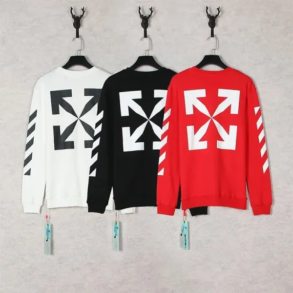 Off-White Arrow Print Black Hoodie - 2