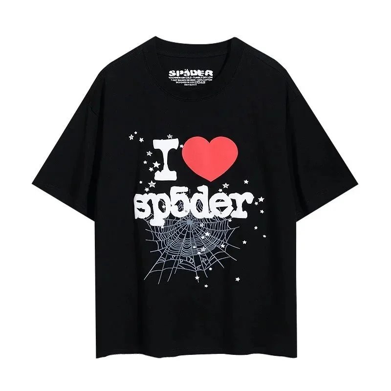 Spider Spider I Love Spider T-Shirt Black