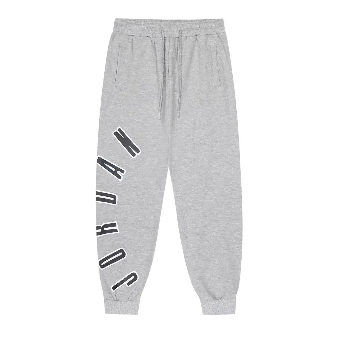Jordan Joggers Black White Graphic Print Casual Sweatpants