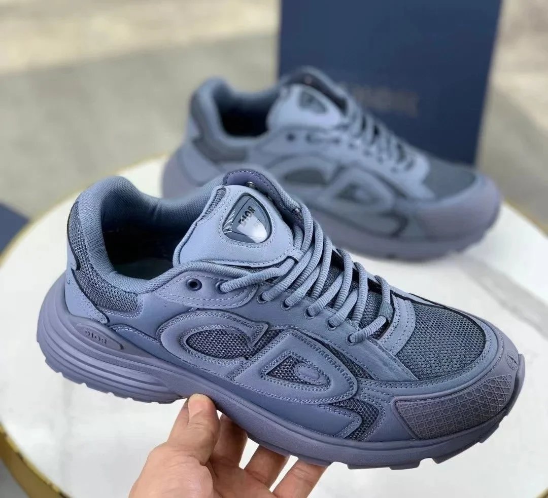 Dior Dior CD Sneakers in Dusty Blue Blue