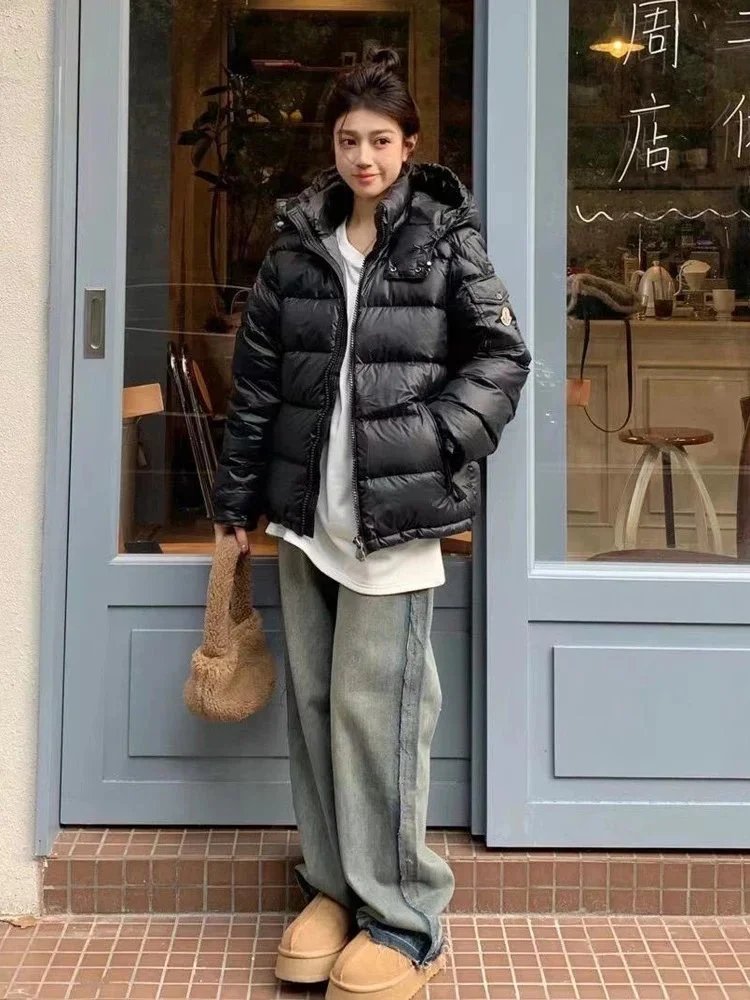 Moncler Maya Black Quilted Puffer Jacket