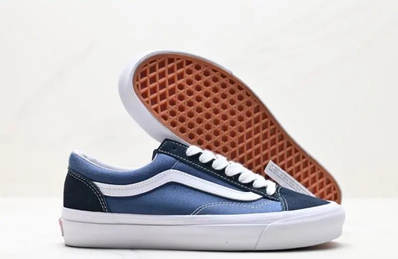 Vans Vans Old Skool Blue Canvas Sneakers Blue