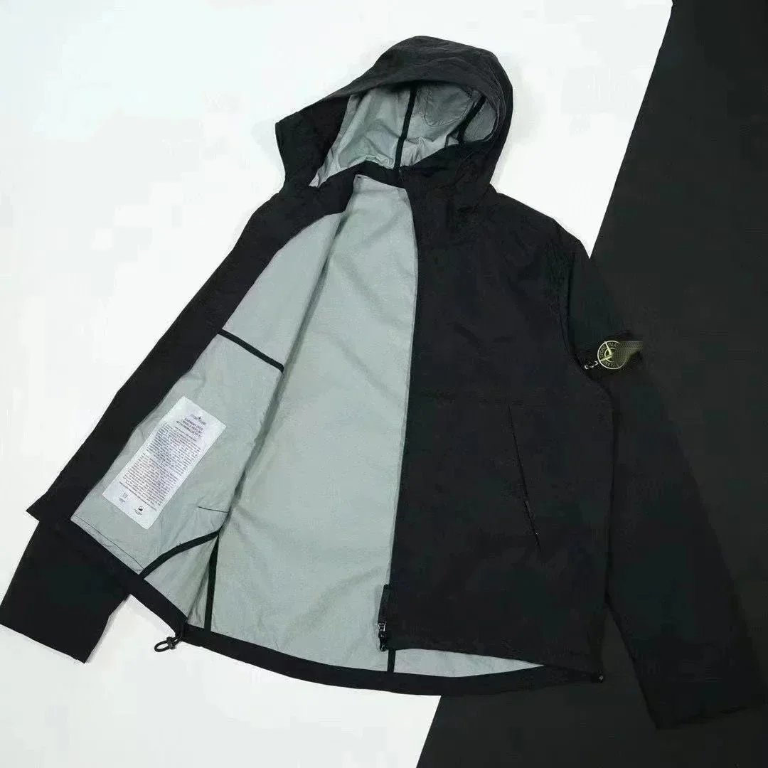 Stone Island Fleece Jacket Black Outerwear - 3