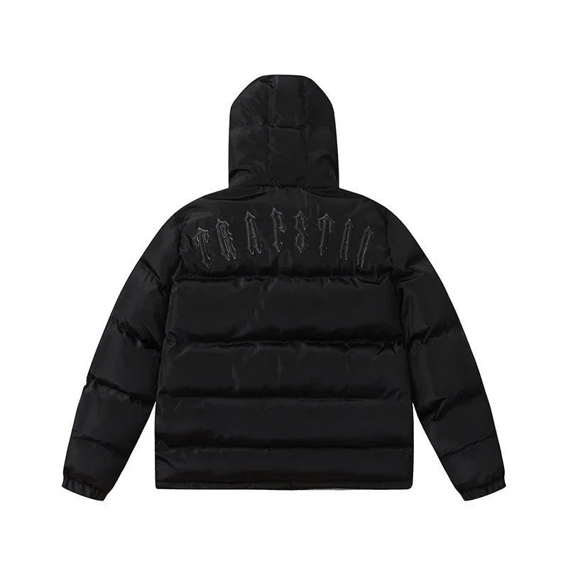 Trapstar Black Puffer Hooded Jacket