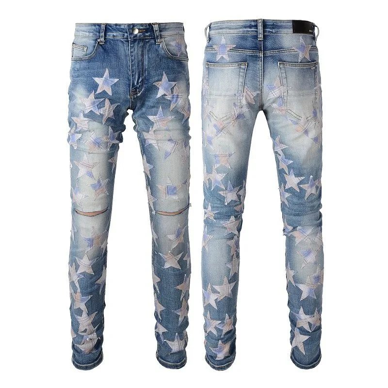 Youth Trend Washed Ripped Jeans photo 3