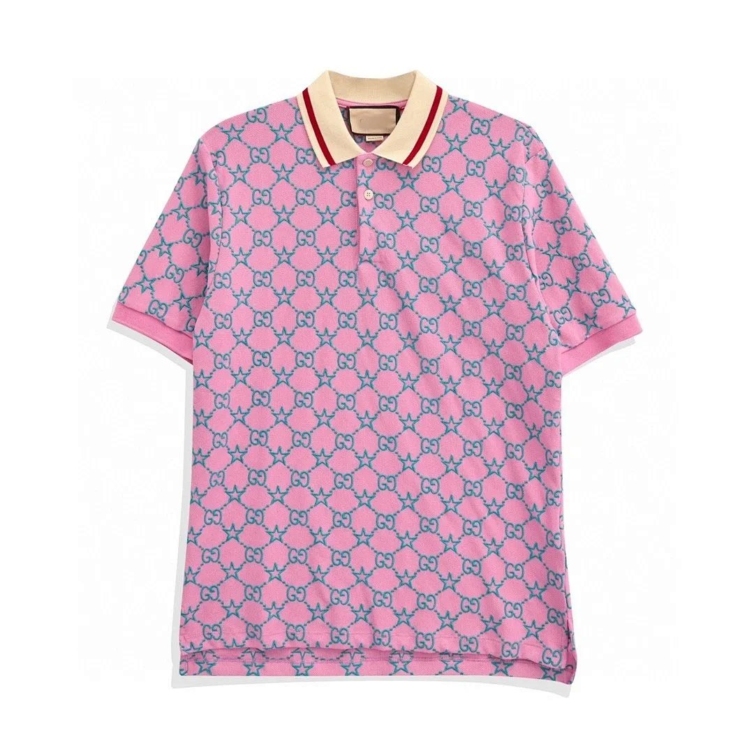 Gucci GG Marmont Heart Print Polo White Polo Shirt product detail 2 in Litbuy spreadsheet finds