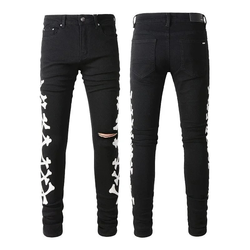 Youth Trend Washed Ripped Jeans photo 4