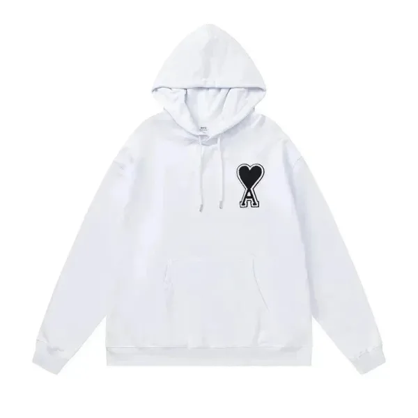 Ami Paris Heart Logo Crewneck Sweatshirt Blue - 11