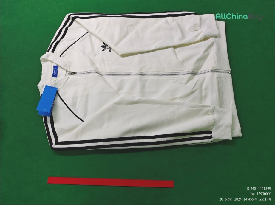 Moncler Track Suit White Striped Sportswear
