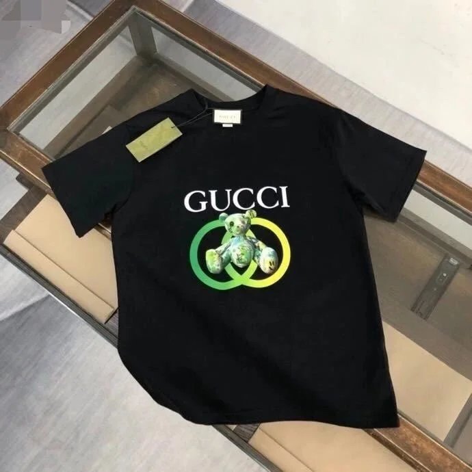 Gucci Donald Duck Print Black Casual T-Shirt