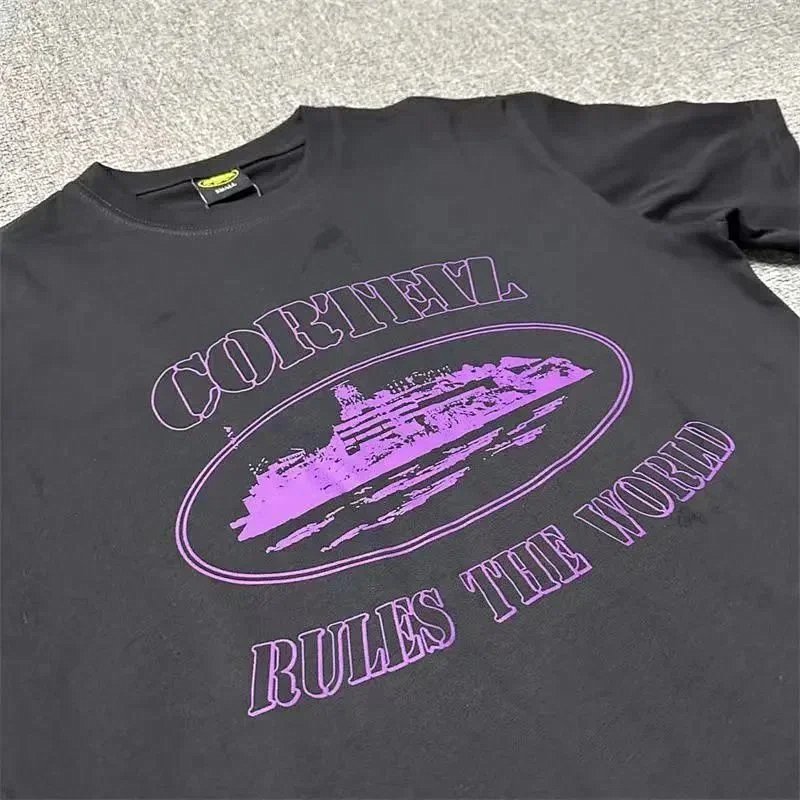 Corteiz Rules The World Graphic Print White T-Shirt product detail 7 in Litbuy spreadsheet finds