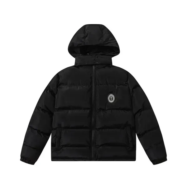 Moncler Genius Down Jacket Black Glossy Puffer - 4