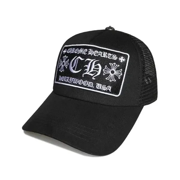 Chrome Hearts CH Patch Trucker Cap Black - 1