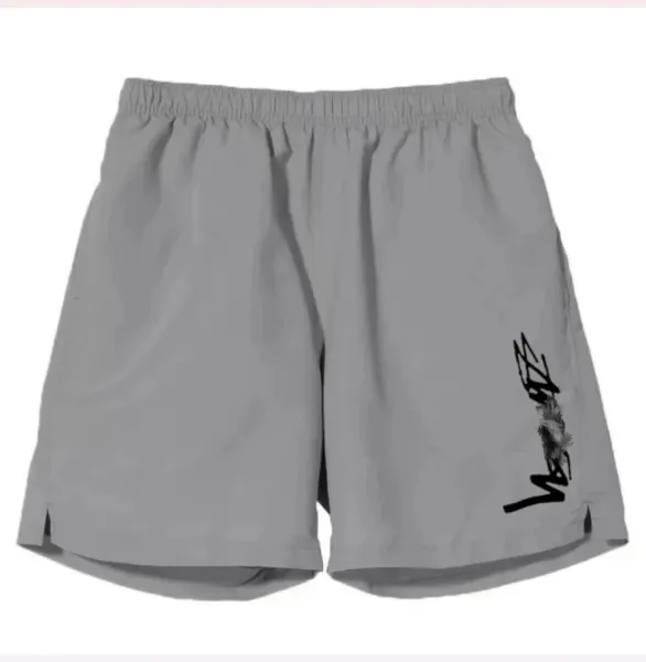 Stüssy Graffiti Logo Mesh Shorts Black - 4