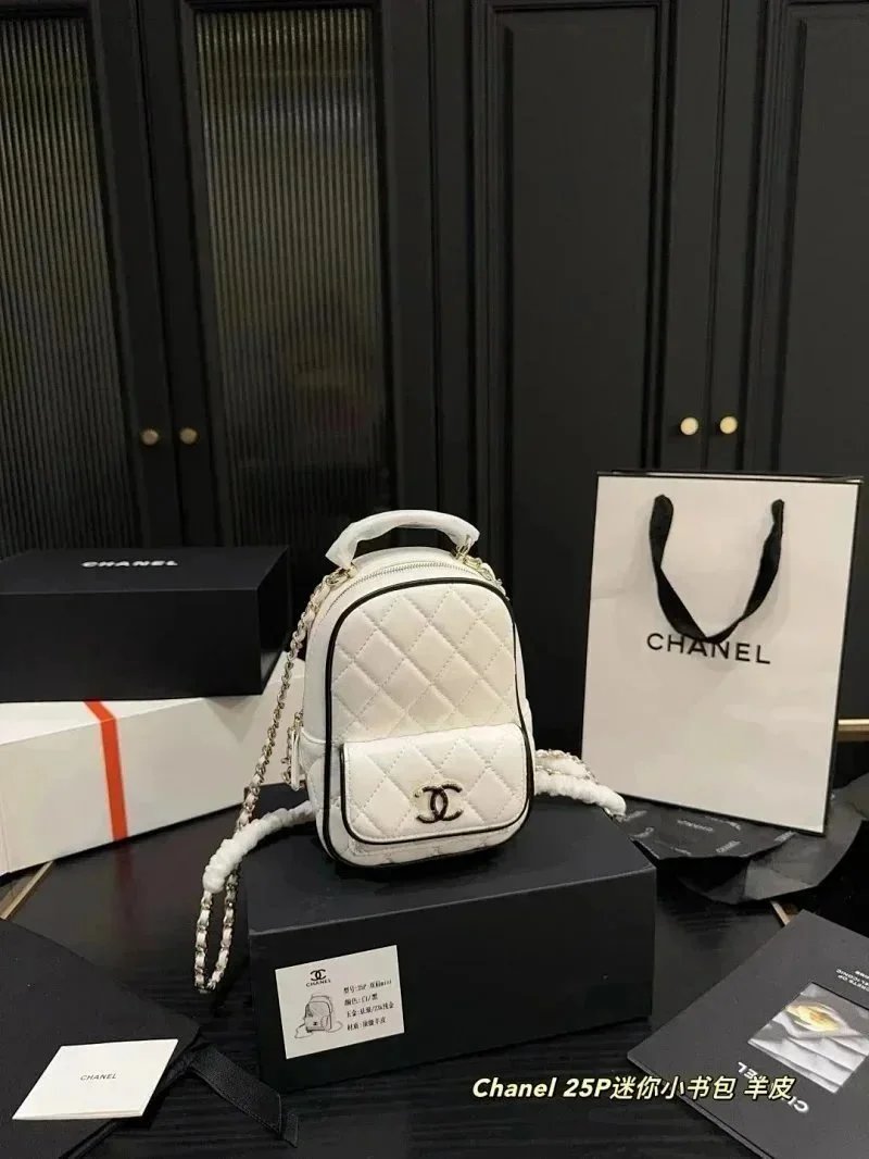 Chanel Handbags Quilted Top-Handle Chain-Strap Handbag image 3