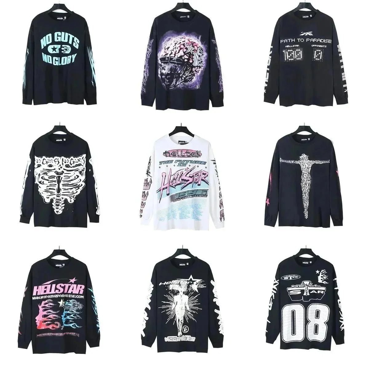 Hellstar Long Sleeve Graphic T-Shirts