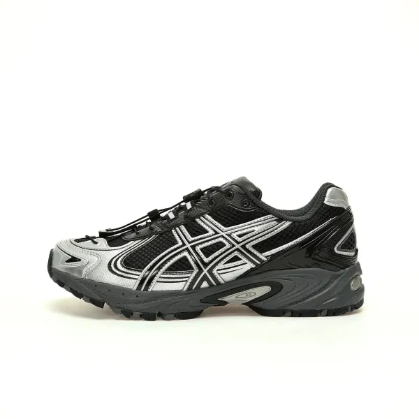 Asics Gel-Kayano 14 Silver Black Running Shoes - 1