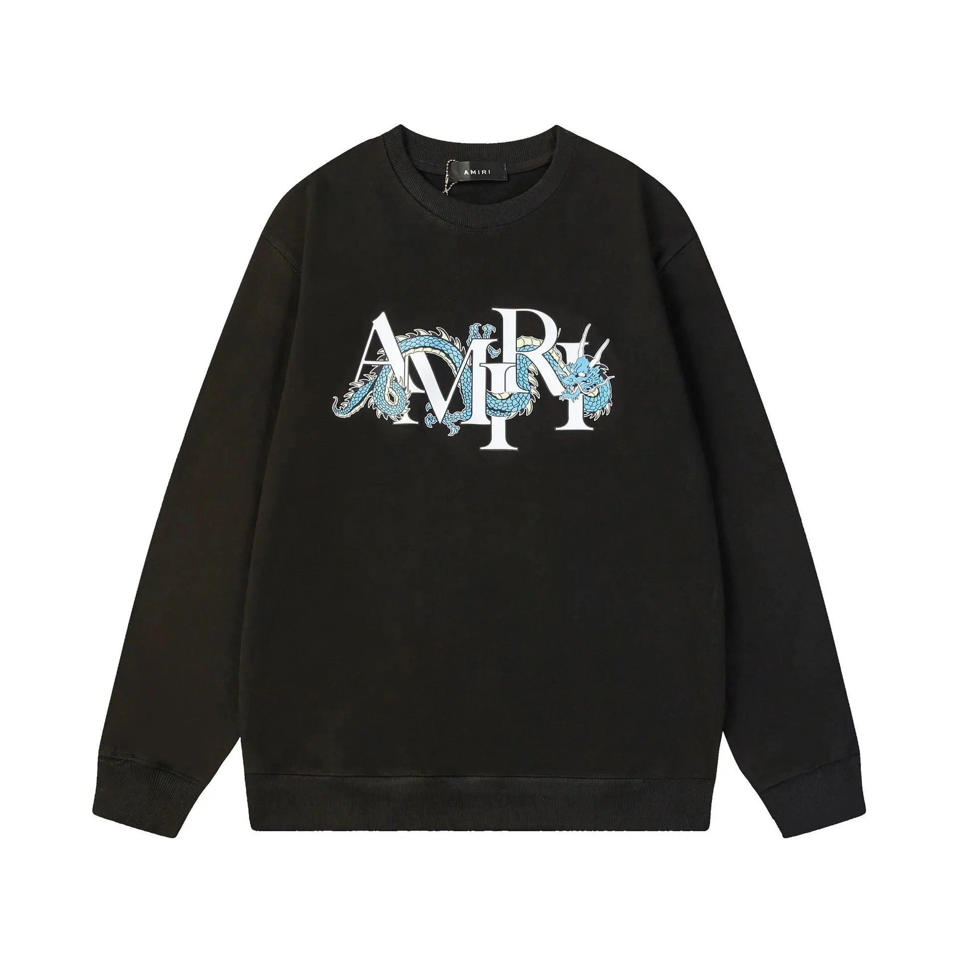 Amiri Amiri Dragon Logo Black Sweatshirt Black