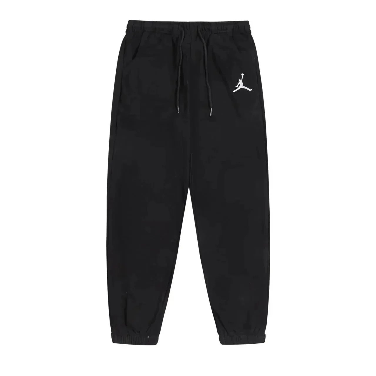 Jordan Brand Jordan Brand Black Tapered Sweatpants with White Jumpman Logo Black