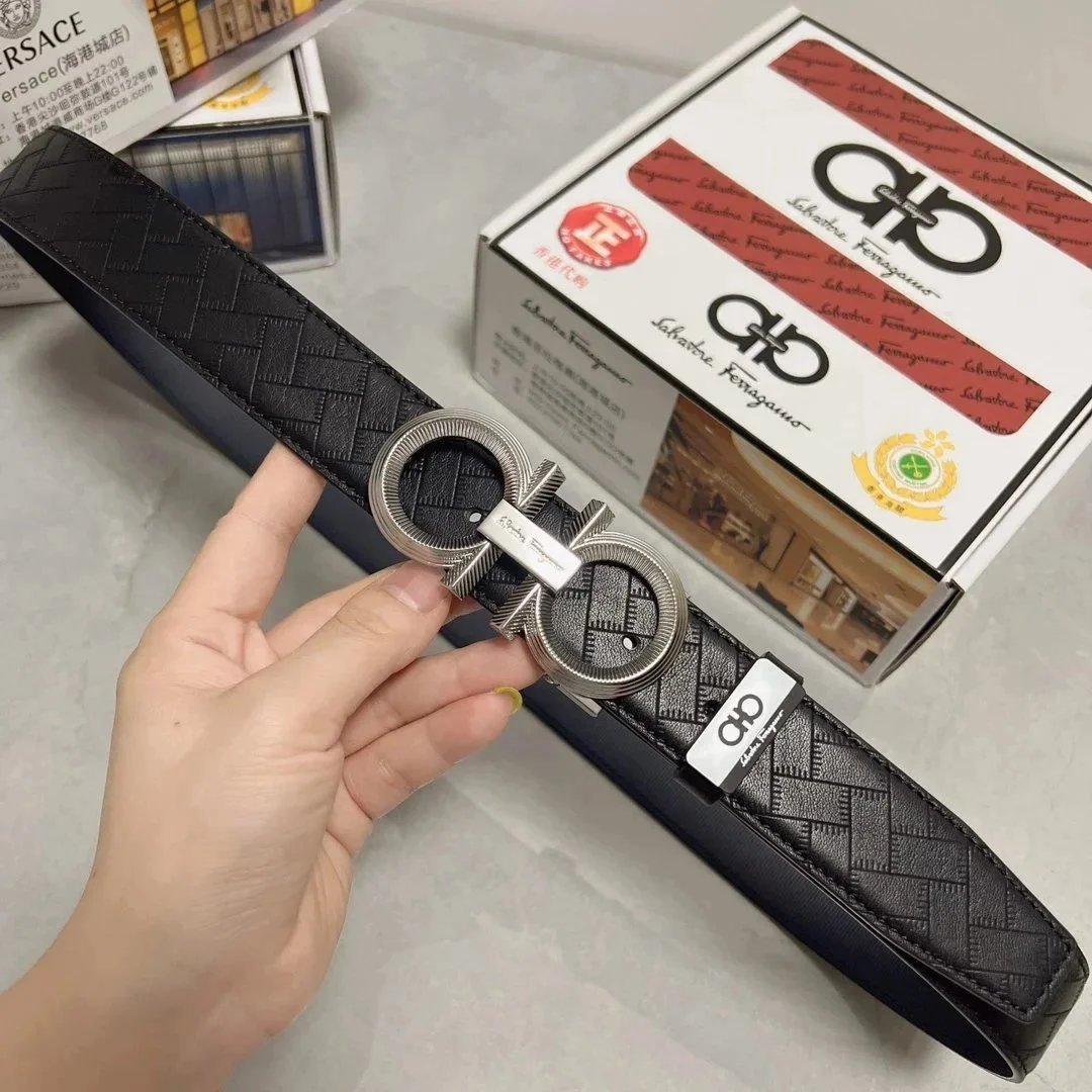Ferragamo Belts Gancini Buckle Belt — 35