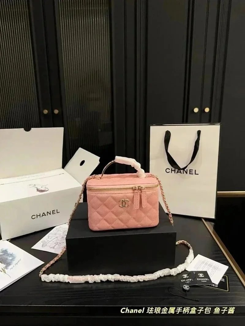 Chanel Handbags Quilted Top-Handle Chain-Strap Handbag image 8