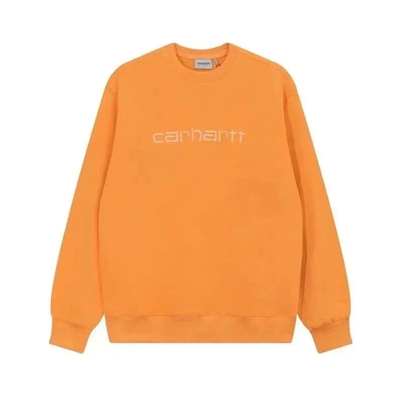 Carhartt Carhartt WIP Orange Sweatshirt with Embroidered Logo Orange