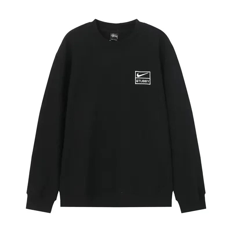 Nike Crewneck Sweatshirt and Jogger Sets — Gray and Black product photo 4