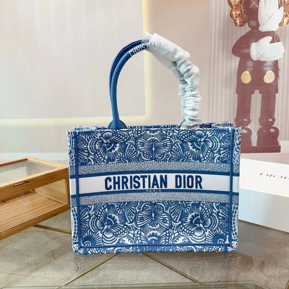 Dior Saddle Bag Oblique Beige Canvas Crossbody Bag product detail 2 in Litbuy spreadsheet finds