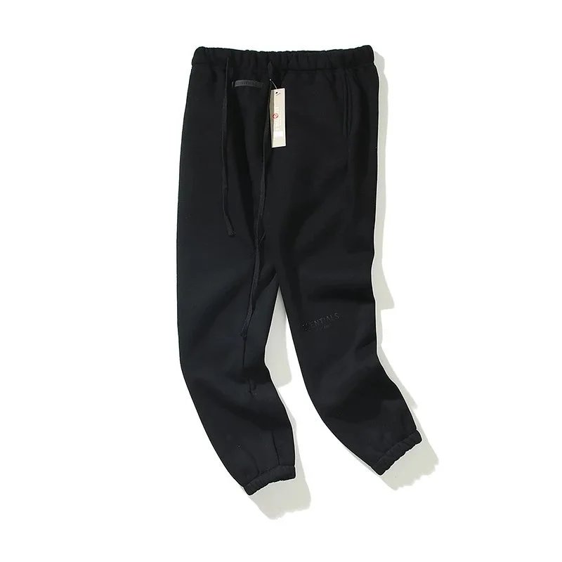 Fear of God Essentials Black Fleece Sweatpants - 7