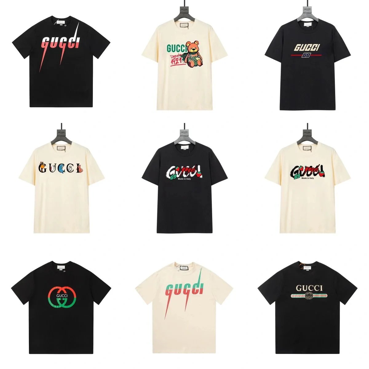 Gucci Graphic Print T-Shirts