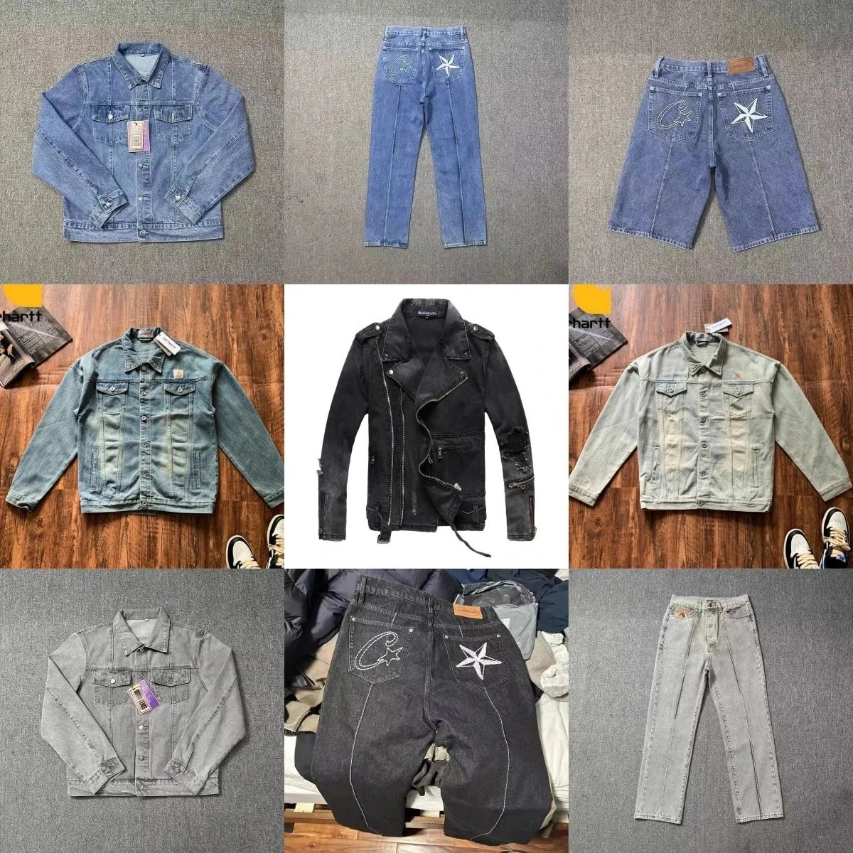Corteiz Denim Jacket/Shorts/Pants [18 styles]