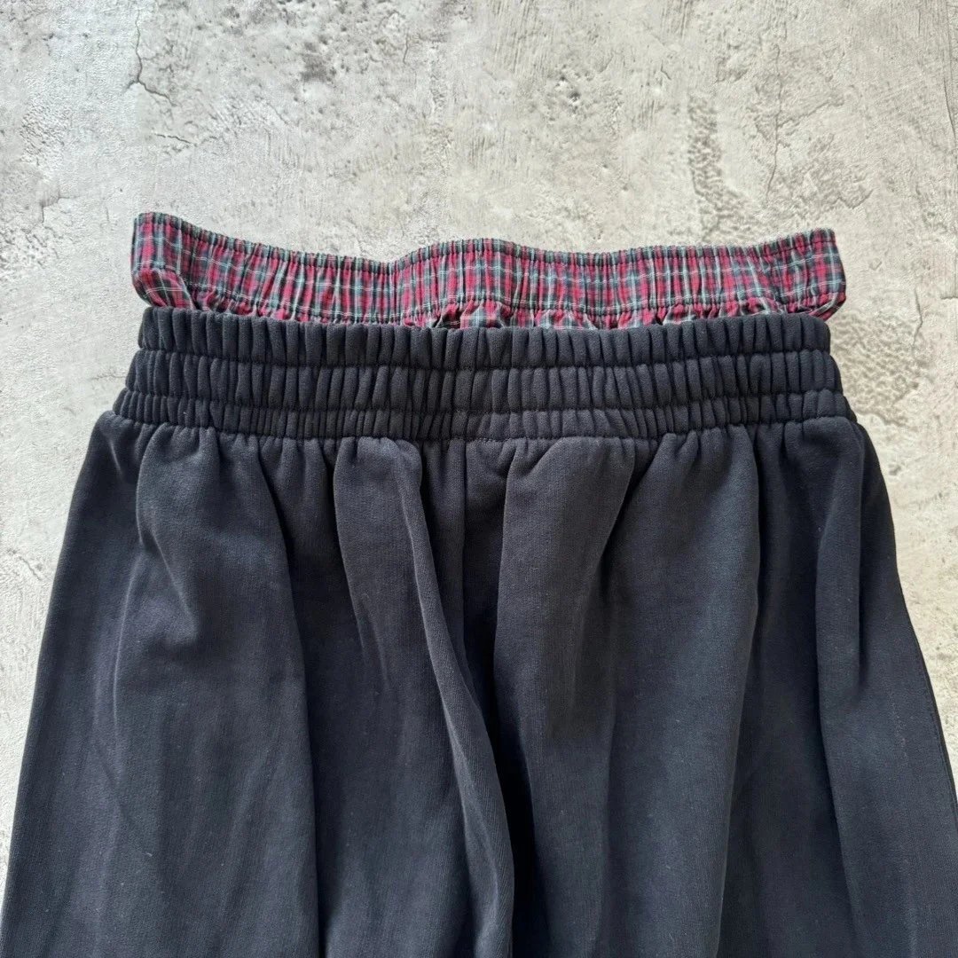 Design Wide-Leg Drawstring Pants Black - 9