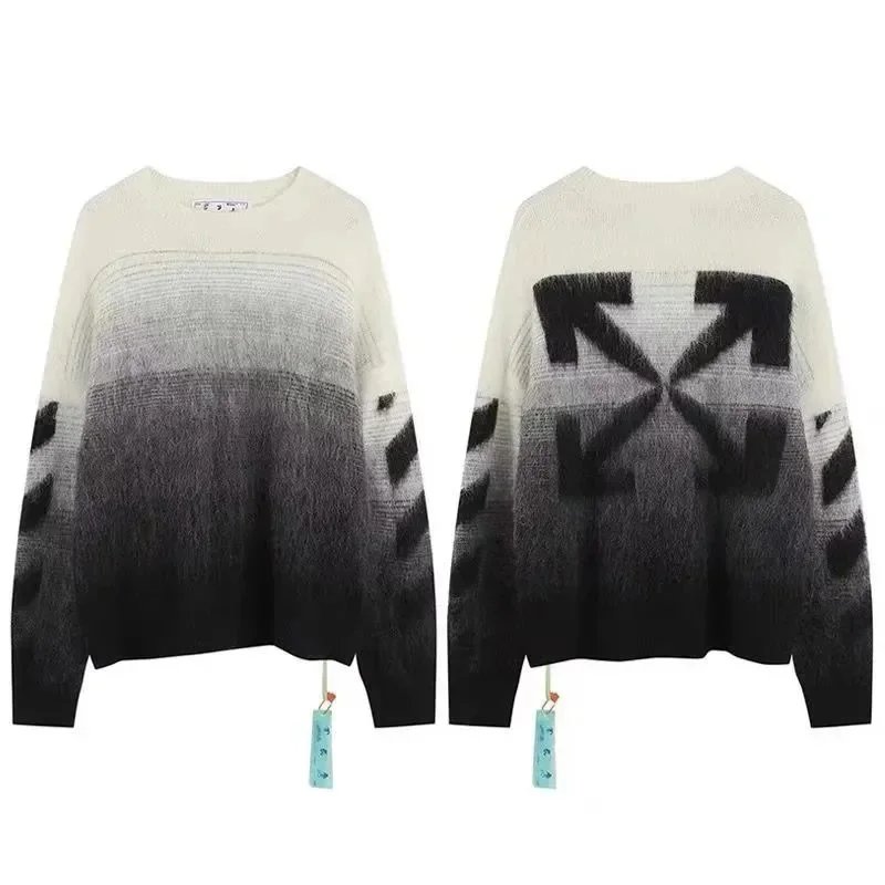 Off-White Off-White Gradient Arrow Sweater Black