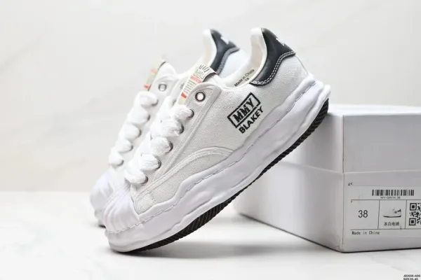 Maison Margiela x MM6 Maison Margiela Tabi Sneaker White Canvas Sneakers - 1