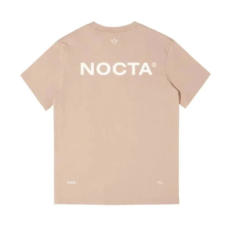 NOCTA Nocta Beige T-Shirt with White Logo Beige