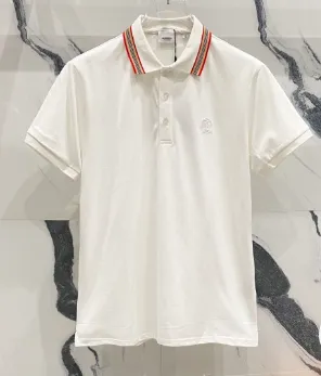 Gucci Tennis Polo White with Red-Green Trim Polo - 1