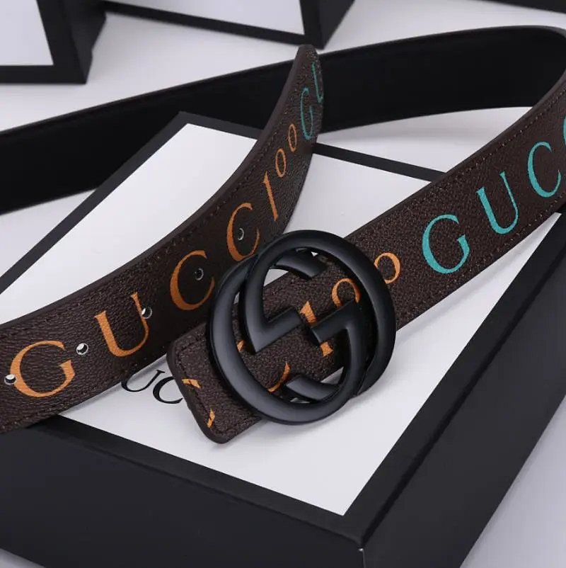 Gucci GG Marmont Logo Print Leather Belt Black product detail 8 in Litbuy spreadsheet finds