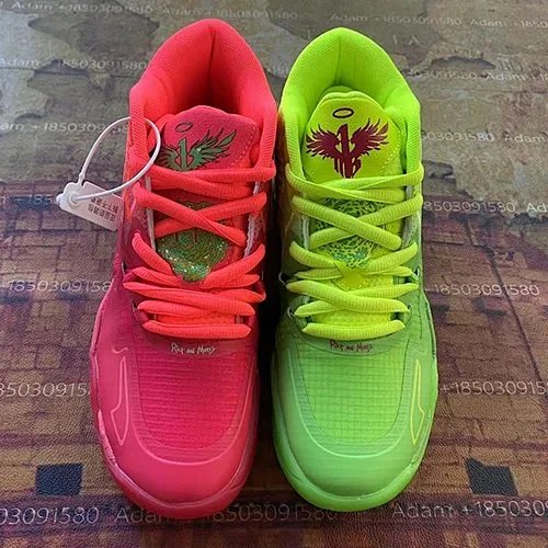 Nike Zoom Freak 3 Neon Green and Neon Red Sneakers Basketball Shoes product detail 2 in Litbuy spreadsheet finds