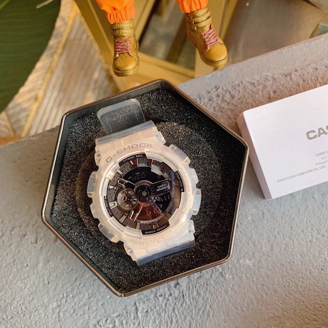Casio Casio G-Shock Transparent Black Watch Black
